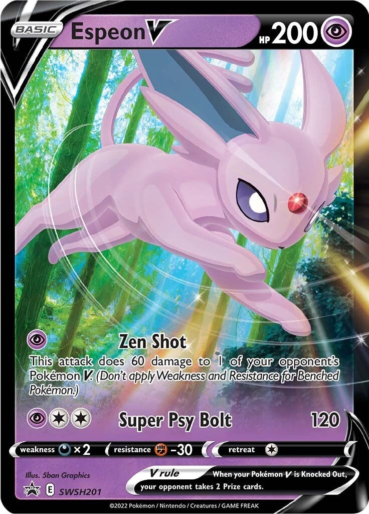 Image for Espeon V - SWSH201 (SWSH201) [SWSH: Sword & Shield Promo Cards] - Pokemon