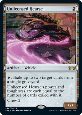 Image for Unlicensed Hearse (246) [Streets of New Capenna] - Magic: The Gathering