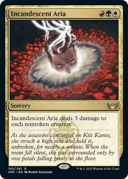 Image for Incandescent Aria (192) [Streets of New Capenna] - Magic: The Gathering