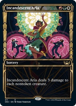 Image for Incandescent Aria (Showcase) (311) [Streets of New Capenna] - Magic: The Gathering
