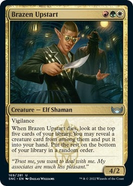 Image for Brazen Upstart (169) [Streets of New Capenna] - Magic: The Gathering