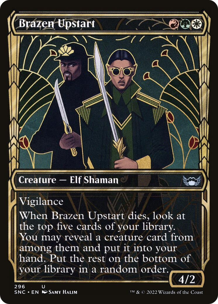 Image for Brazen Upstart (Showcase) (296) [Streets of New Capenna] - Magic: The Gathering