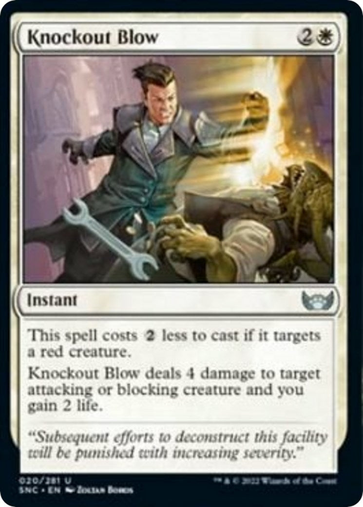 Image for Knockout Blow (20) [Streets of New Capenna] - Magic: The Gathering