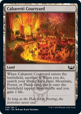 Image for Cabaretti Courtyard (249) [Streets of New Capenna] - Magic: The Gathering