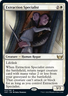 Image for Extraction Specialist (12) [Streets of New Capenna] - Magic: The Gathering