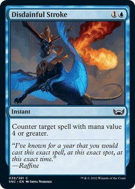 Image for Disdainful Stroke (39) [Streets of New Capenna] - Magic: The Gathering