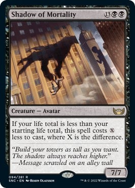 Image for Shadow of Mortality (94) [Streets of New Capenna] - Magic: The Gathering