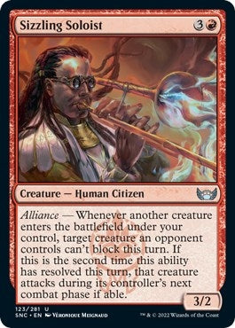 Image for Sizzling Soloist (123) [Streets of New Capenna] - Magic: The Gathering