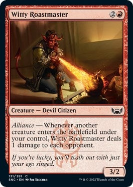 Image for Witty Roastmaster (131) [Streets of New Capenna] - Magic: The Gathering
