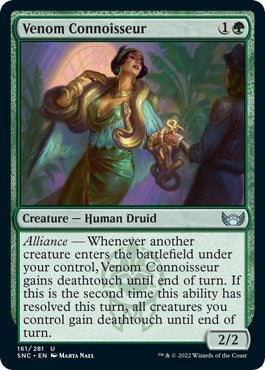 Image for Venom Connoisseur (161) [Streets of New Capenna] - Magic: The Gathering