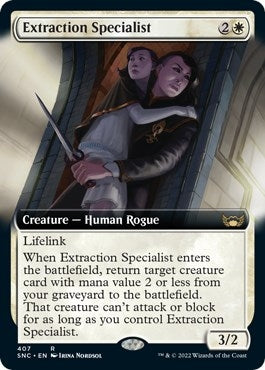 Image for Extraction Specialist (Extended Art) (407) [Streets of New Capenna] - Magic: The Gathering