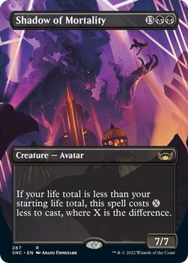 Image for Shadow of Mortality (Borderless) (287) [Streets of New Capenna] - Magic: The Gathering