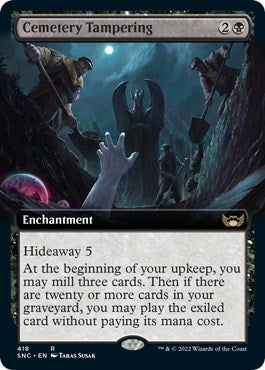 Image for Cemetery Tampering (Extended Art) (418) [Streets of New Capenna] - Magic: The Gathering