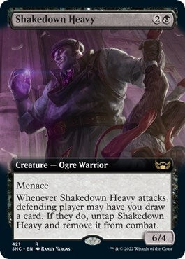 Image for Shakedown Heavy (Extended Art) (421) [Streets of New Capenna] - Magic: The Gathering