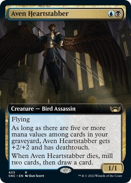Image for Aven Heartstabber (Extended Art) (433) [Streets of New Capenna] - Magic: The Gathering