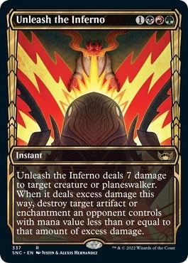 Image for Unleash the Inferno (Showcase) (337) [Streets of New Capenna] - Magic: The Gathering