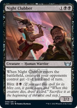 Image for Night Clubber (89) [Streets of New Capenna] - Magic: The Gathering