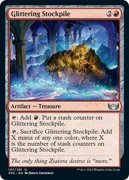 Image for Glittering Stockpile (107) [Streets of New Capenna] - Magic: The Gathering