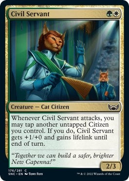 Image for Civil Servant (176) [Streets of New Capenna] - Magic: The Gathering