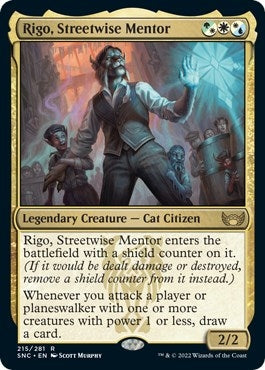 Image for Rigo, Streetwise Mentor (215) [Streets of New Capenna] - Magic: The Gathering