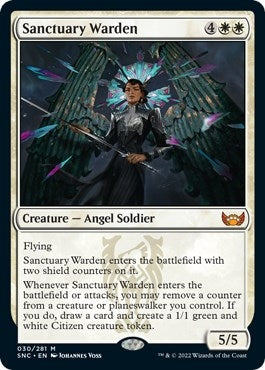 Image for Sanctuary Warden (30) [Streets of New Capenna] - Magic: The Gathering
