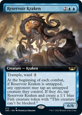 Image for Reservoir Kraken (Extended Art) (413) [Streets of New Capenna] - Magic: The Gathering