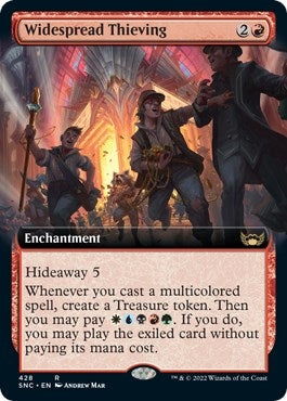 Image for Widespread Thieving (Extended Art) (428) [Streets of New Capenna] - Magic: The Gathering