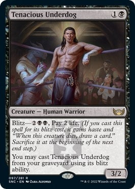 Image for Tenacious Underdog (97) [Streets of New Capenna] - Magic: The Gathering