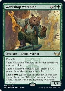 Image for Workshop Warchief (165) [Streets of New Capenna] - Magic: The Gathering