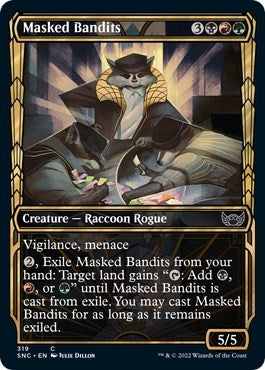 Image for Masked Bandits (Showcase) (319) [Streets of New Capenna] - Magic: The Gathering