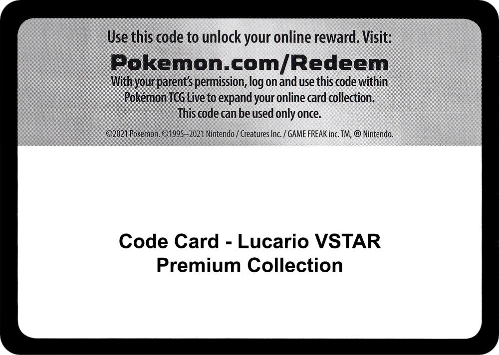 Image for Code Card - Lucario VSTAR Premium Collection [Miscellaneous Cards & Products] - Pokemon