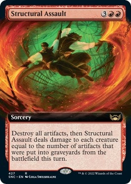 Image for Structural Assault (Extended Art) (427) [Streets of New Capenna] - Magic: The Gathering