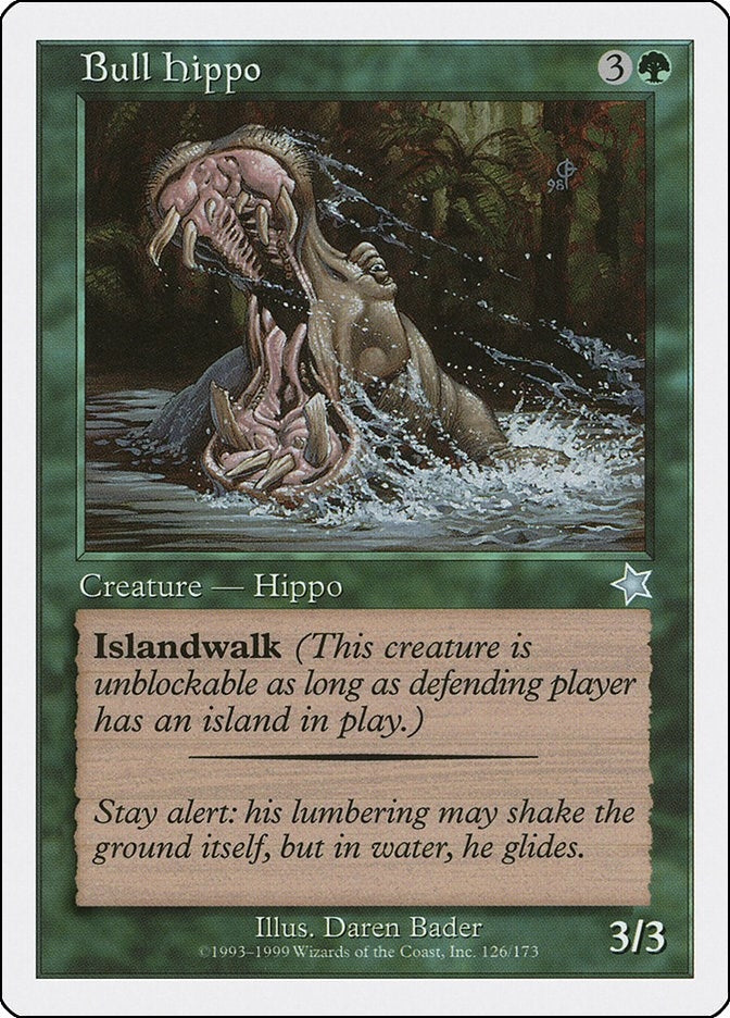 Image for Bull Hippo (126) [Starter 1999] - Magic: The Gathering