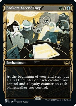 Image for Brokers Ascendancy (Gilded Foil) (362) [Streets of New Capenna] - Magic: The Gathering