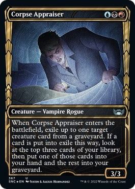 Image for Corpse Appraiser (Gilded Foil) (367) [Streets of New Capenna] - Magic: The Gathering
