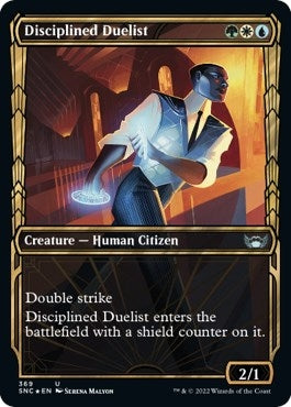 Image for Disciplined Duelist (Gilded Foil) (369) [Streets of New Capenna] - Magic: The Gathering