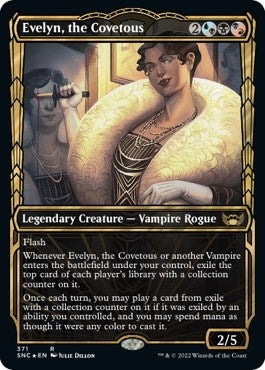 Image for Evelyn, the Covetous (Gilded Foil) (371) [Streets of New Capenna] - Magic: The Gathering