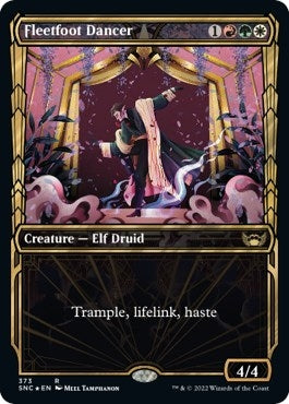 Image for Fleetfoot Dancer (Gilded Foil) (373) [Streets of New Capenna] - Magic: The Gathering