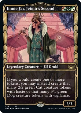 Image for Jinnie Fay, Jetmir's Second (Gilded Foil) (378) [Streets of New Capenna] - Magic: The Gathering