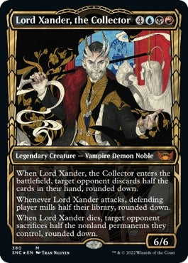 Image for Lord Xander, the Collector (Gilded Foil) (380) [Streets of New Capenna] - Magic: The Gathering