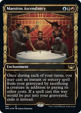 Image for Maestros Ascendancy (Gilded Foil) (381) [Streets of New Capenna] - Magic: The Gathering