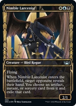 Image for Nimble Larcenist (Gilded Foil) (386) [Streets of New Capenna] - Magic: The Gathering
