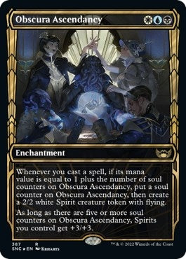 Image for Obscura Ascendancy (Gilded Foil) (387) [Streets of New Capenna] - Magic: The Gathering