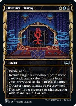 Image for Obscura Charm (Gilded Foil) (388) [Streets of New Capenna] - Magic: The Gathering