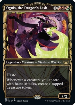 Image for Ognis, the Dragon's Lash (Gilded Foil) (390) [Streets of New Capenna] - Magic: The Gathering