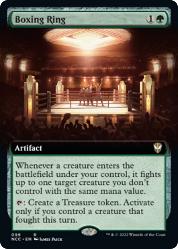 Image for Boxing Ring (Extended Art) (99) [Streets of New Capenna] - Magic: The Gathering