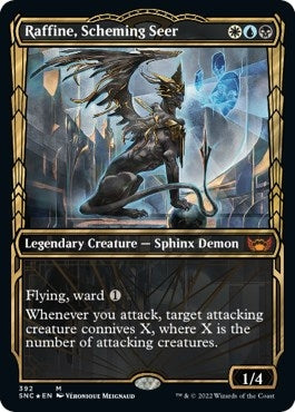 Image for Raffine, Scheming Seer (Gilded Foil) (392) [Streets of New Capenna] - Magic: The Gathering