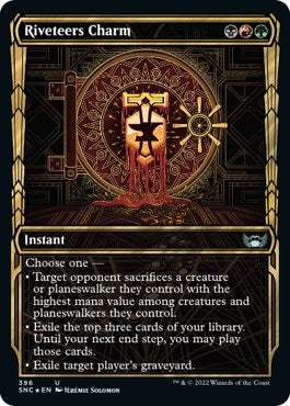 Image for Riveteers Charm (Gilded Foil) (396) [Streets of New Capenna] - Magic: The Gathering