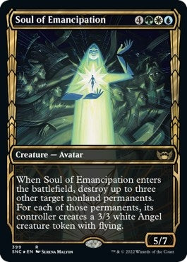 Image for Soul of Emancipation (Gilded Foil) (399) [Streets of New Capenna] - Magic: The Gathering