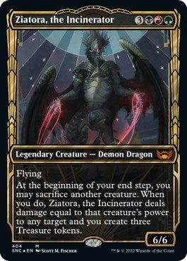 Image for Ziatora, the Incinerator (Gilded Foil) (404) [Streets of New Capenna] - Magic: The Gathering
